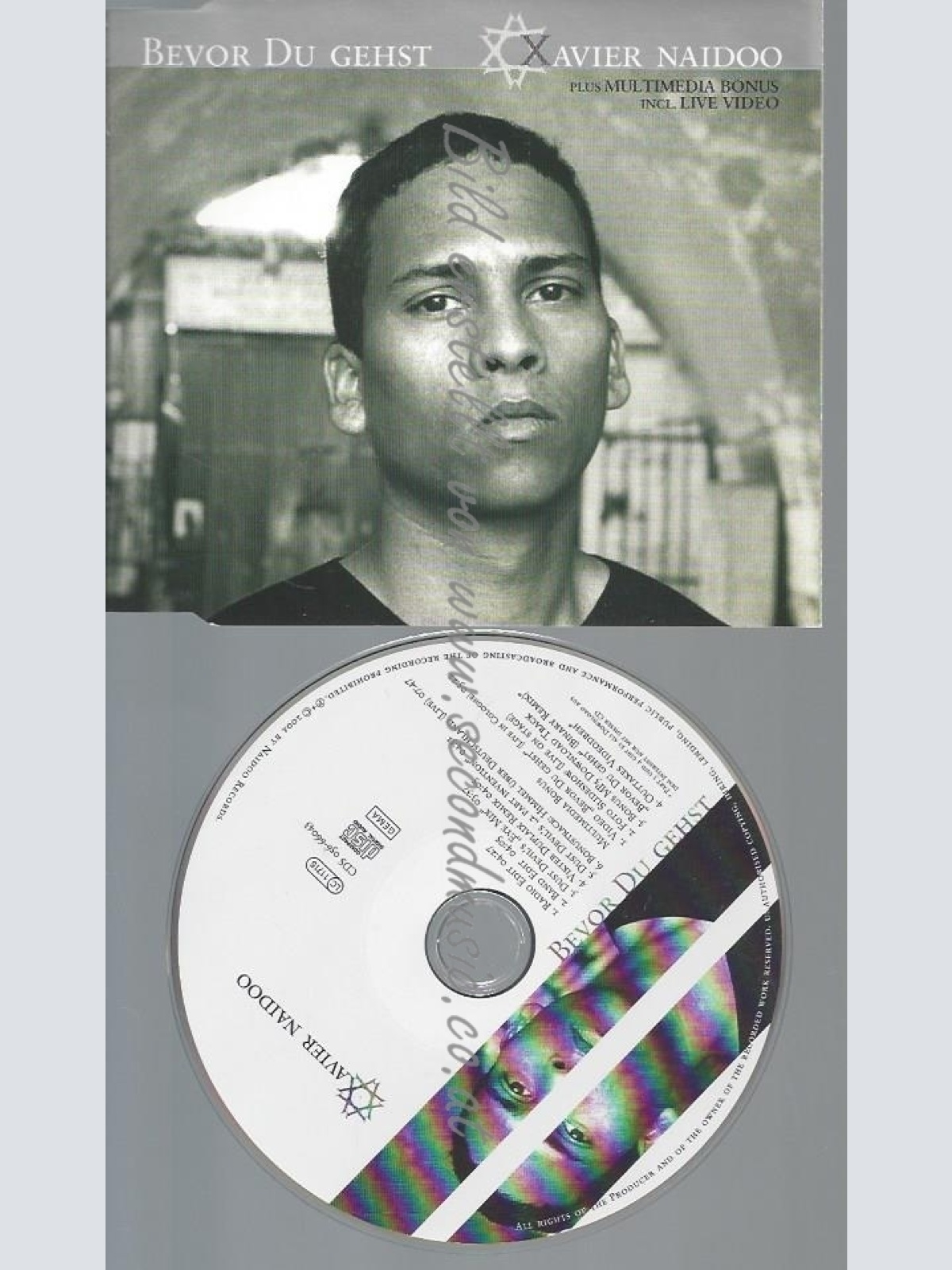 CD--XAVIER NAIDOO--BEVOR DU GEHST | SINGLE