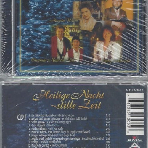 CD--VARIOUS--HEILIGE NACHT-STILLE ZEIT | DOPPEL-CD