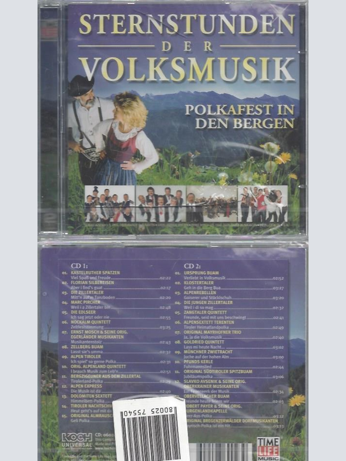 CD--VARIOUS--STERNSTUNDEN DER VOLKSMUSIK- POLKAFEST IN DEN BERGEN | DOPPEL-CD