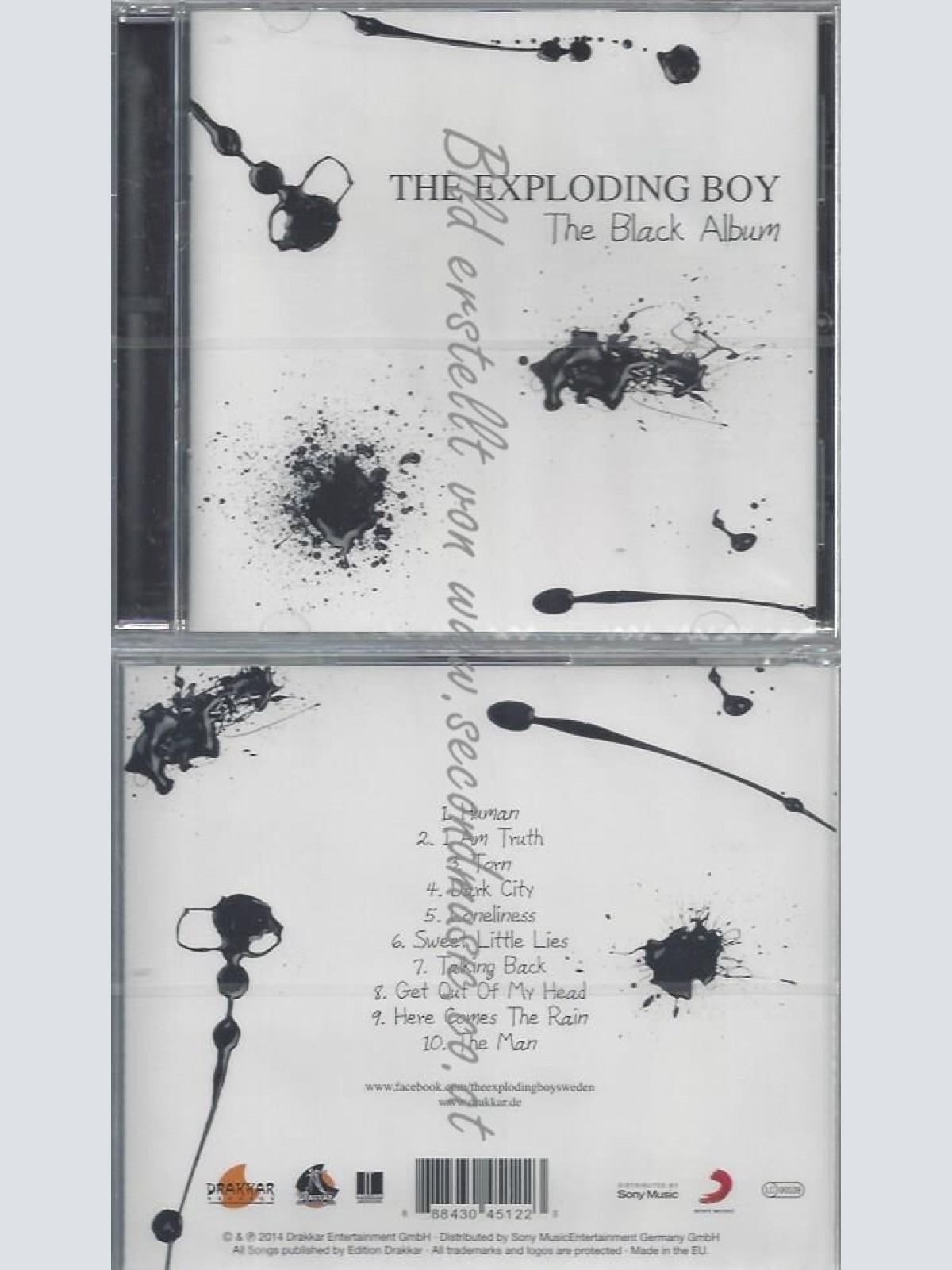 CD--EXPLODING BOY,THE--THE BLACK ALBUM