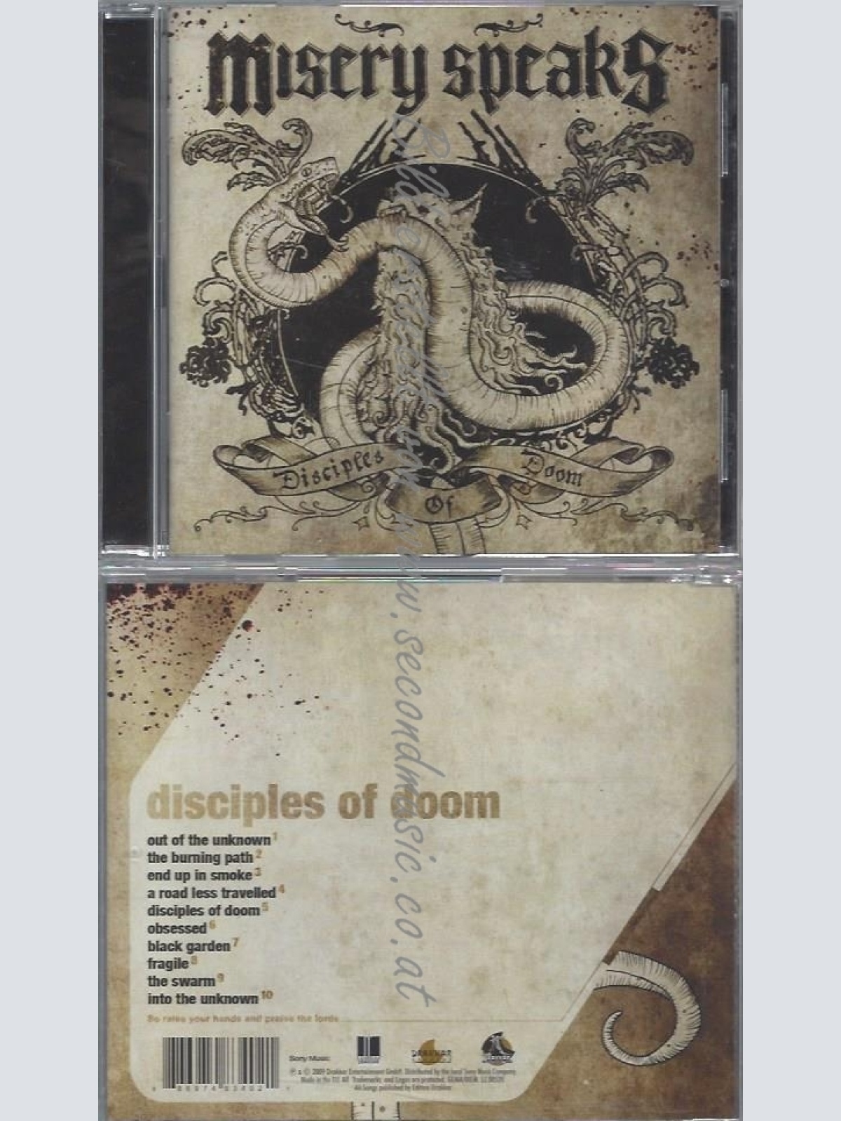 CD--MISERY SPEAKS--DISCIPLES OF DOOM