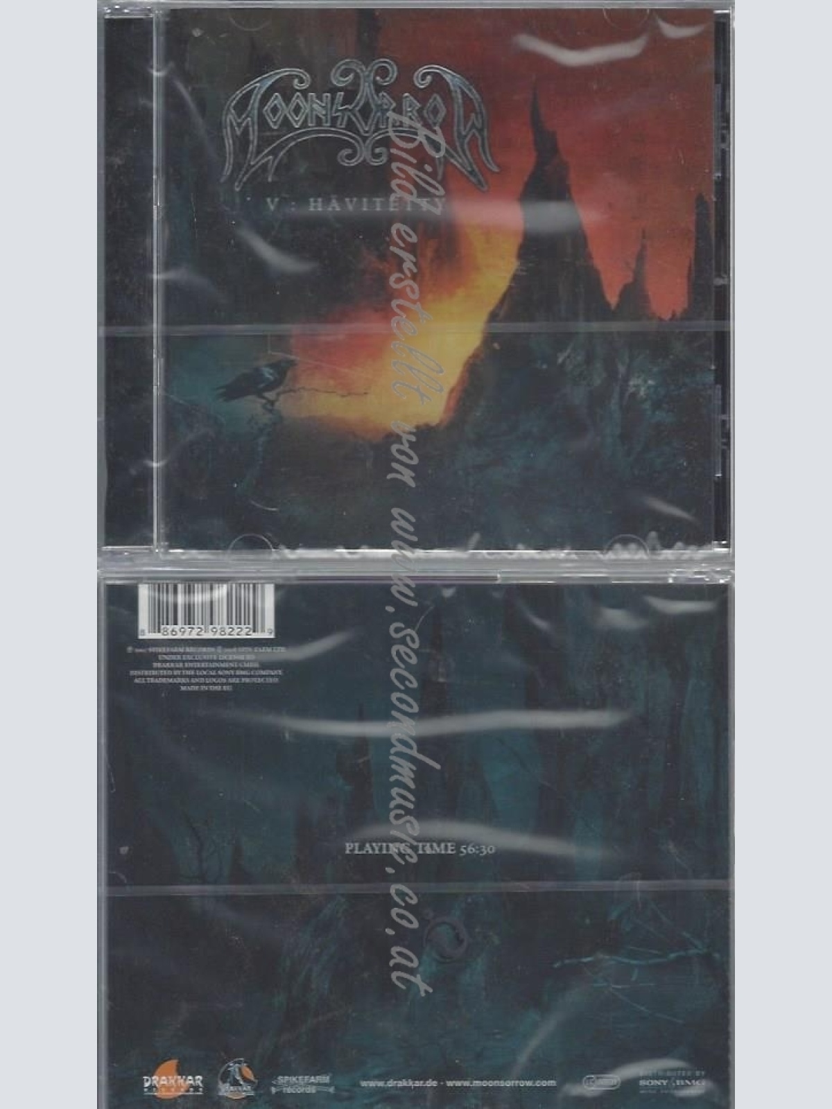 CD--MOONSORROW--VIIDES LUKU-HÄVITETTY - NEW DRAKKAR EDITION