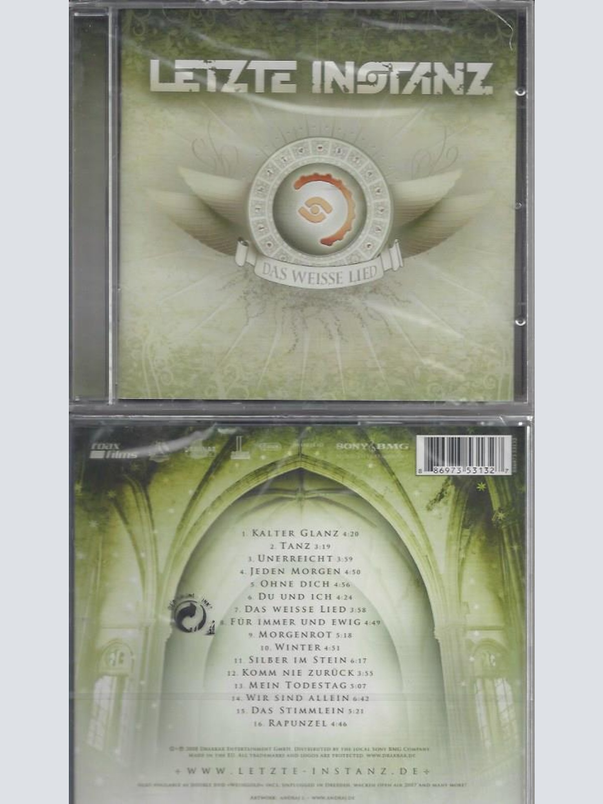 CD--LETZTE INSTANZ--DAS WEISSE LIED