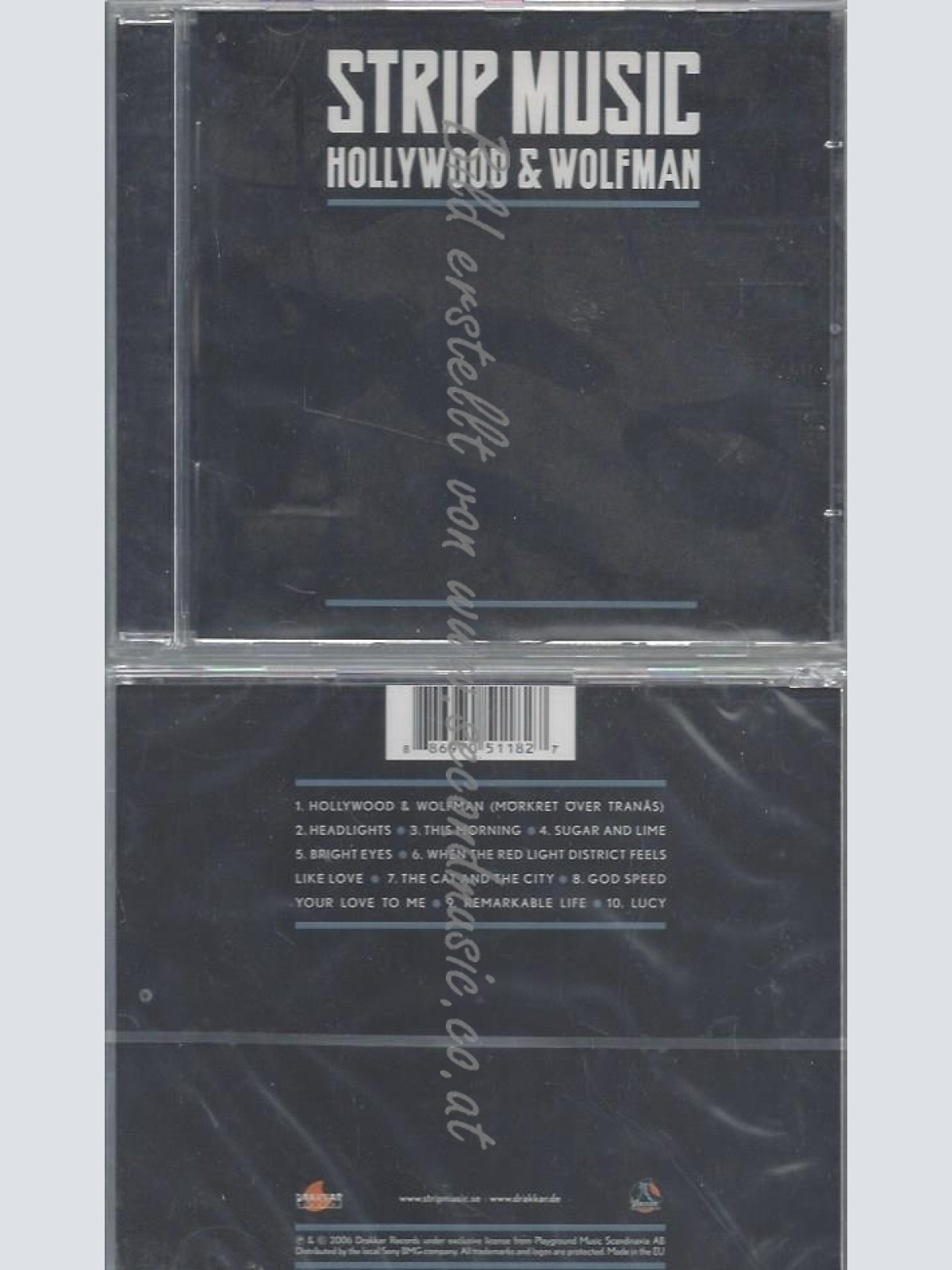 CD--STRIP MUSIC--HOLLYWOOD AND WOLFMAN