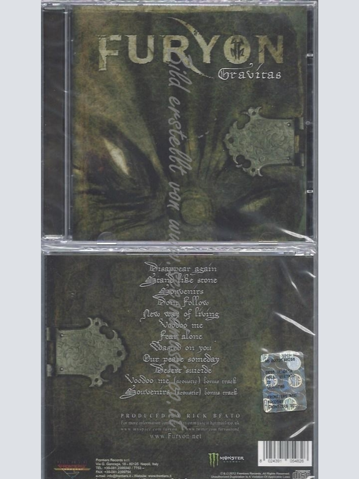 CD--FURYON--GRAVITAS