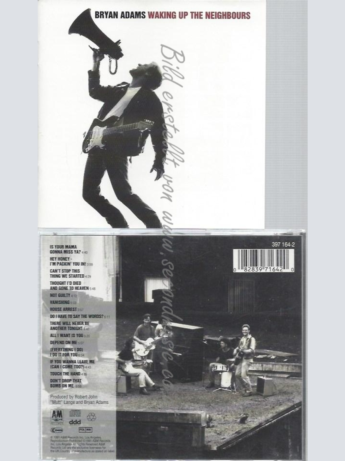 CD--BRYAN ADAMS -- -- WAKING UP THE NEIGHBOURS