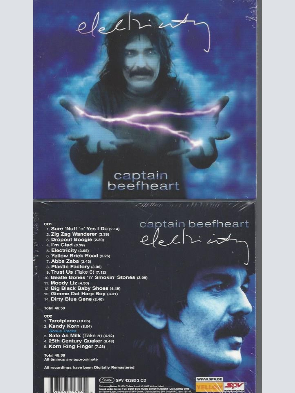 CD--CAPTAIN BEEFHEART--ELECTRICITY