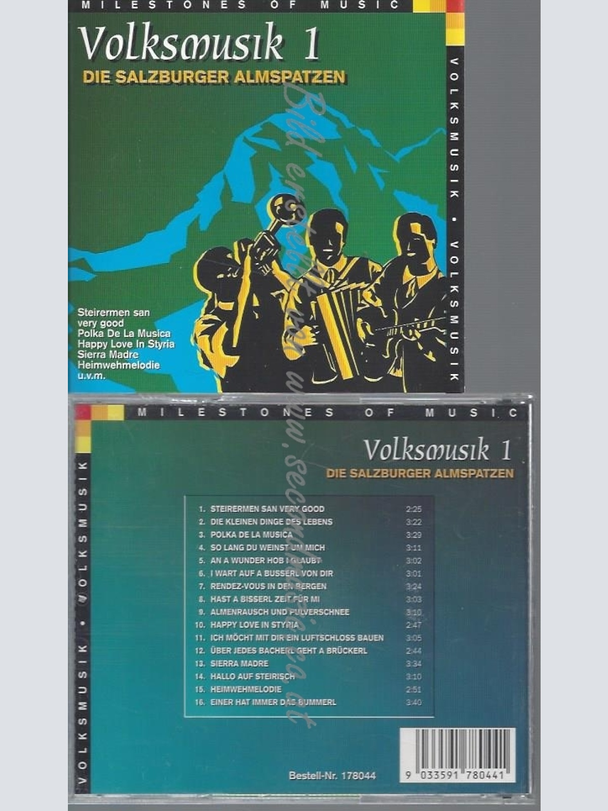 CD--Die Salzburger Almspatzen -Volksmusik 1