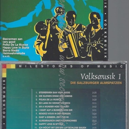 CD--Die Salzburger Almspatzen -Volksmusik 1