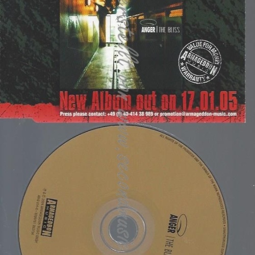 CD--ANGER--THE BLISS
