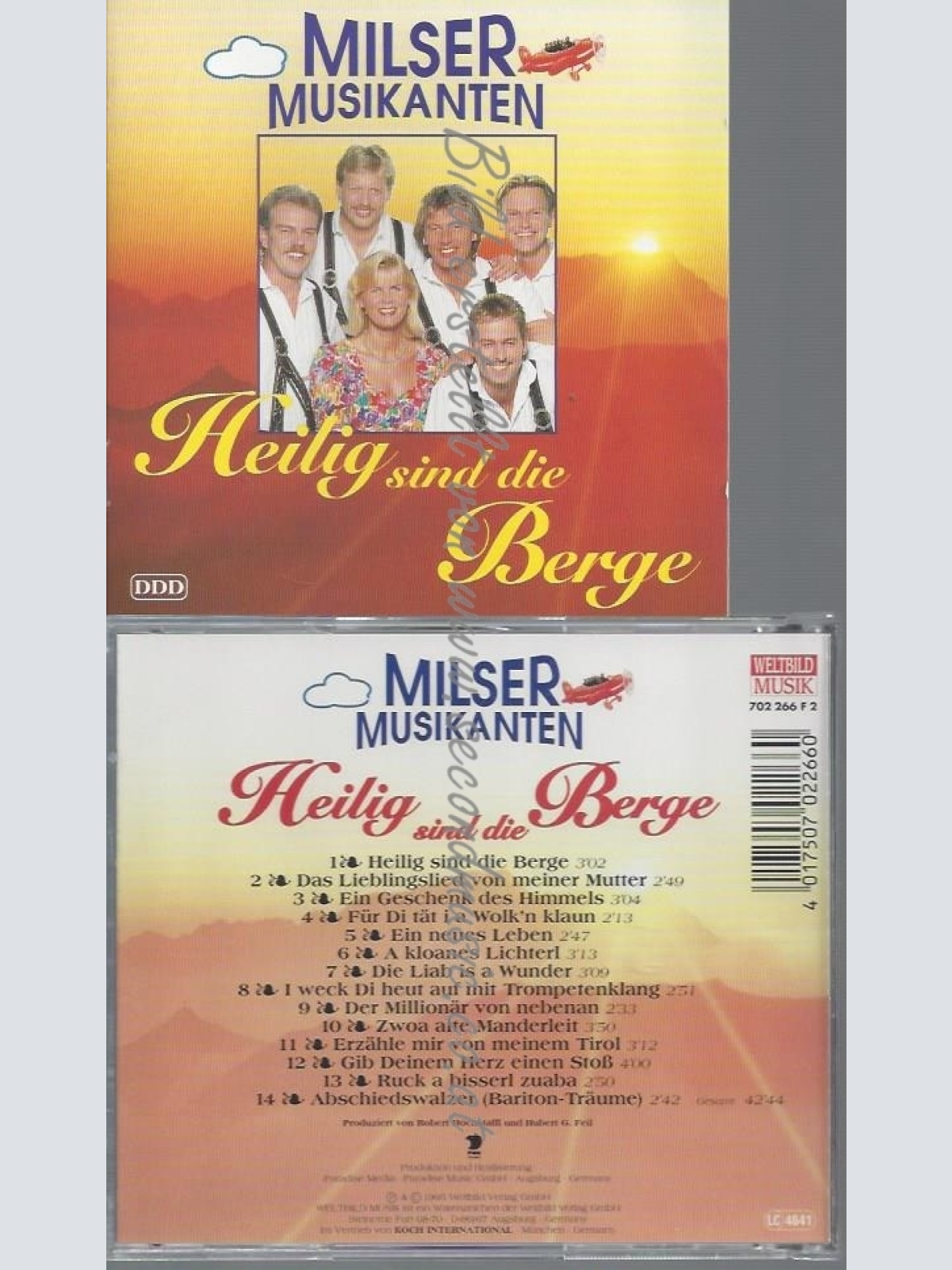 CD--MILSER MUSIKANTEN--HEILIG SIND DIE BERGE