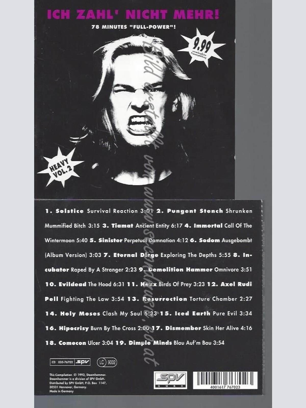 CD--VARIOUS--ICH ZAHL' NICHT MEHR "HEAVY 2"