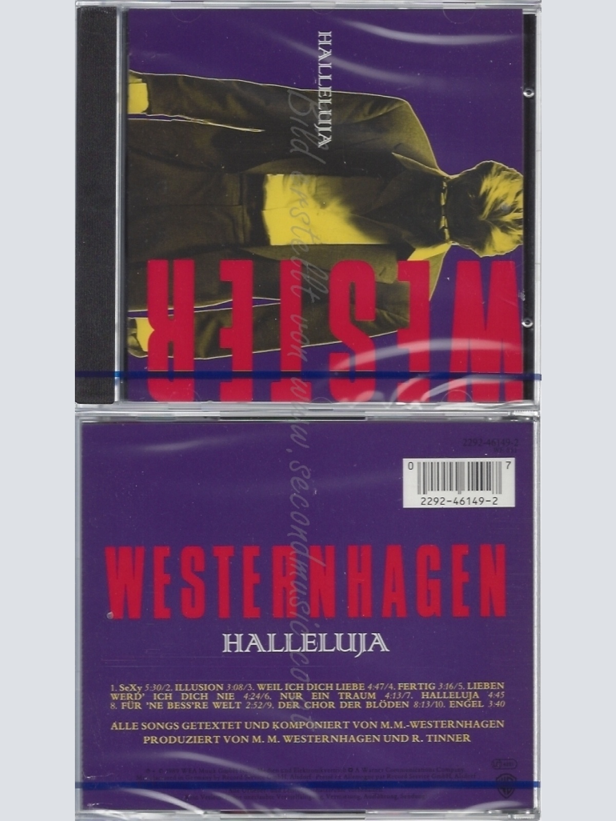 CD--NM-SEALED-WESTERNHAGEN -1989- -- HALLELUJA