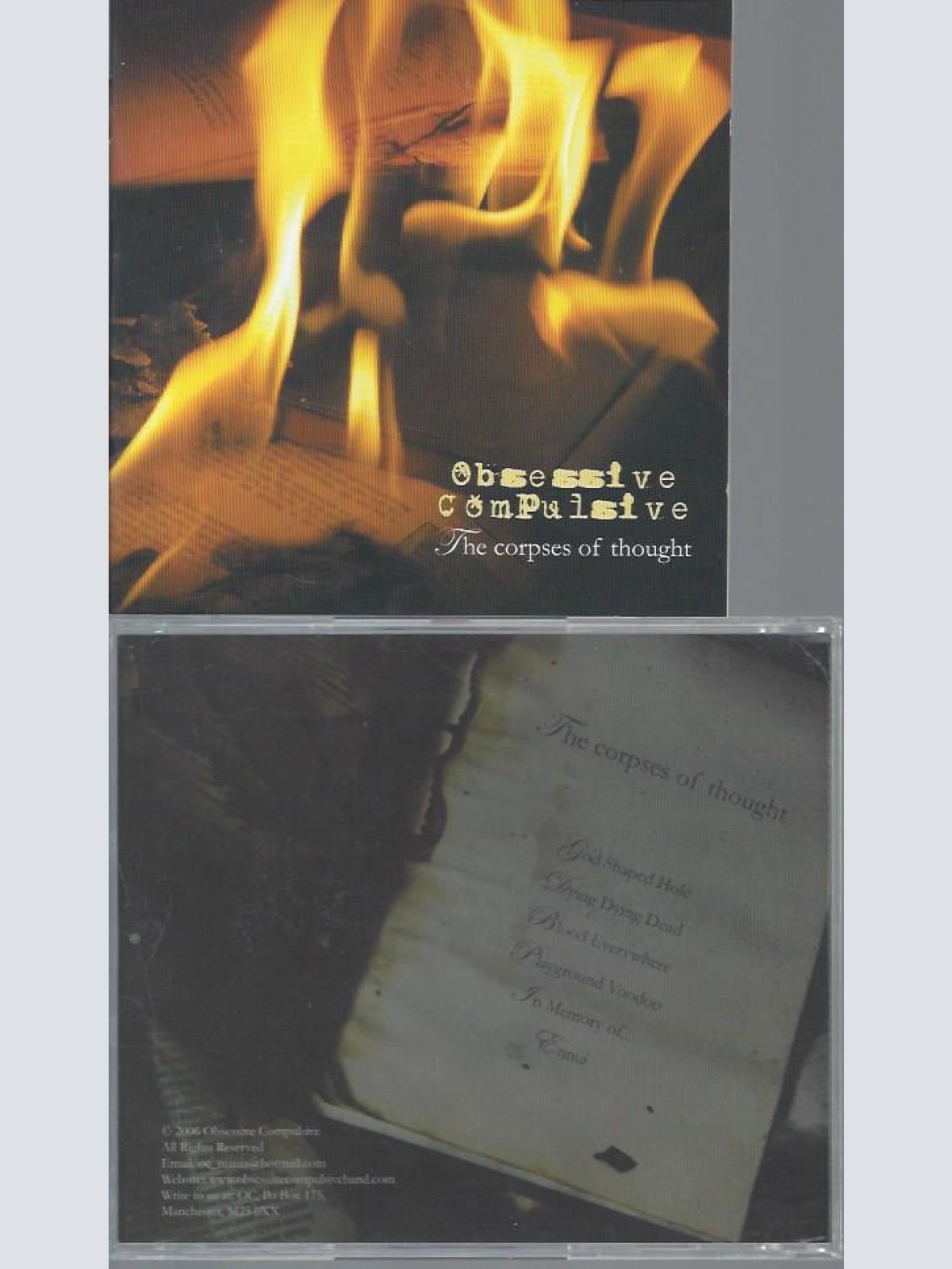 CD-- OBSESSIVE COMPULSIVE THE CORPSES OF THOUGHT