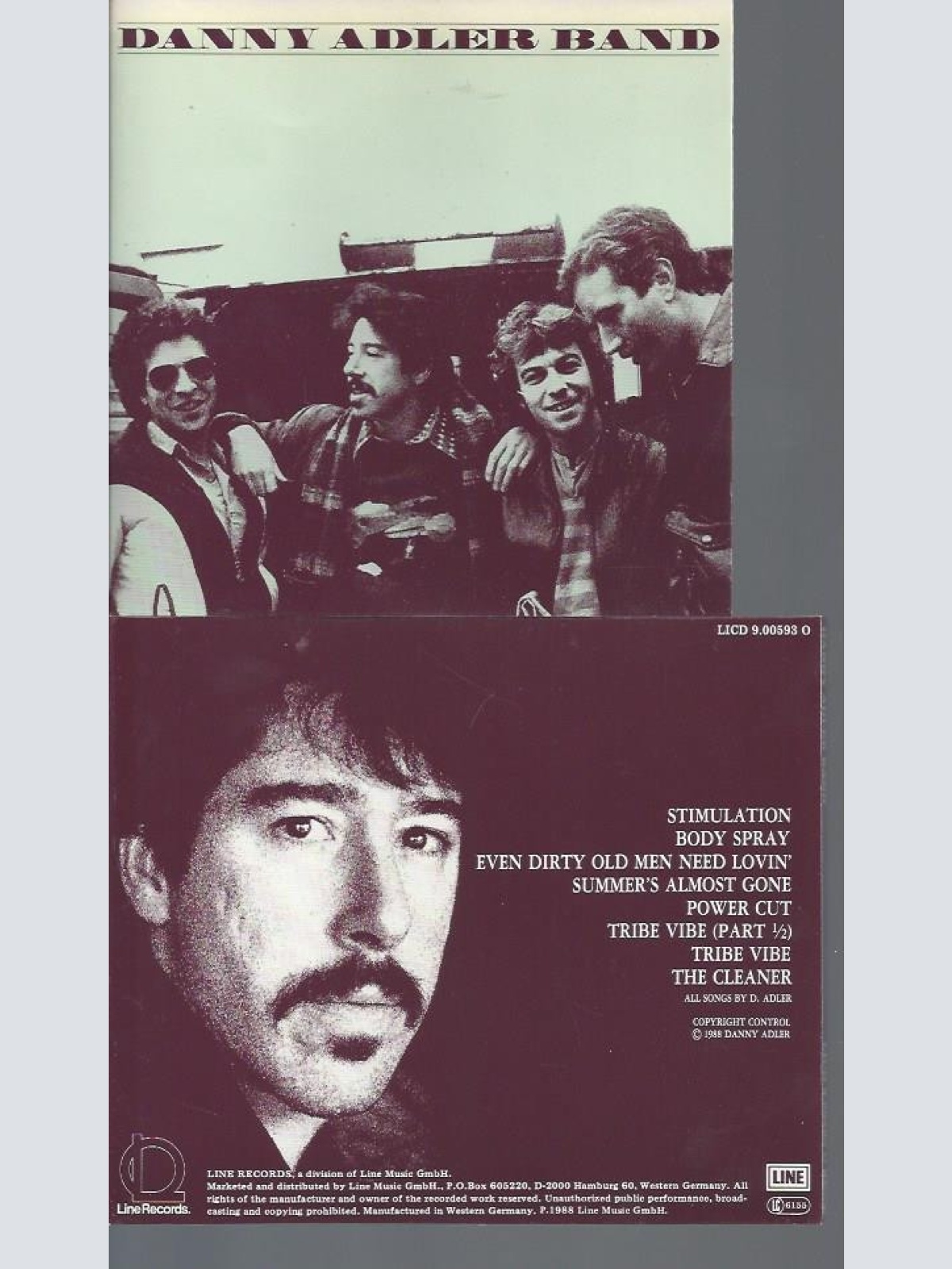 CD--DANNY ADLER BAND--SAME