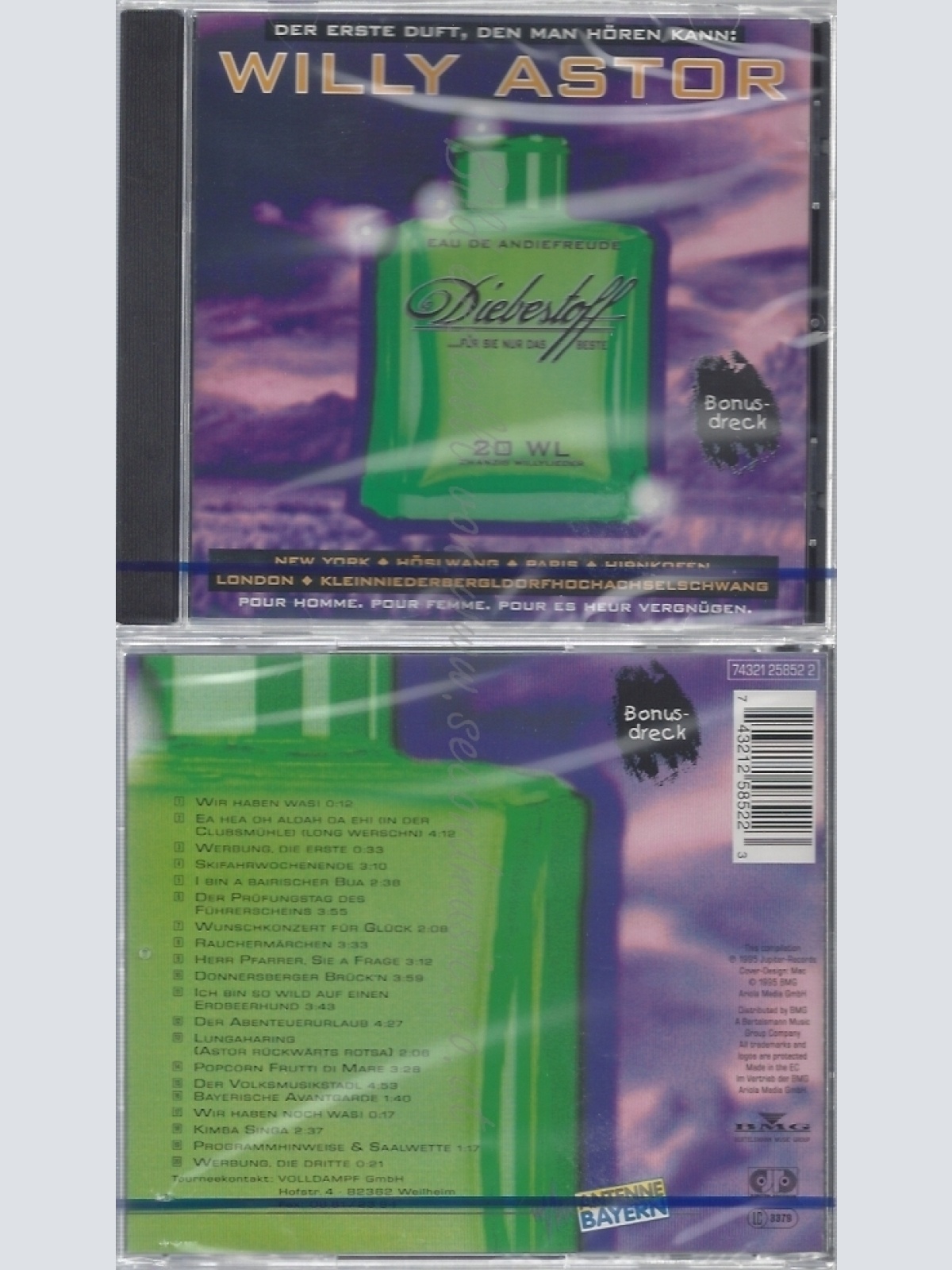 CD--NM-SEALED-WILLY ASTOR -1995- -- DIEBESTOFF