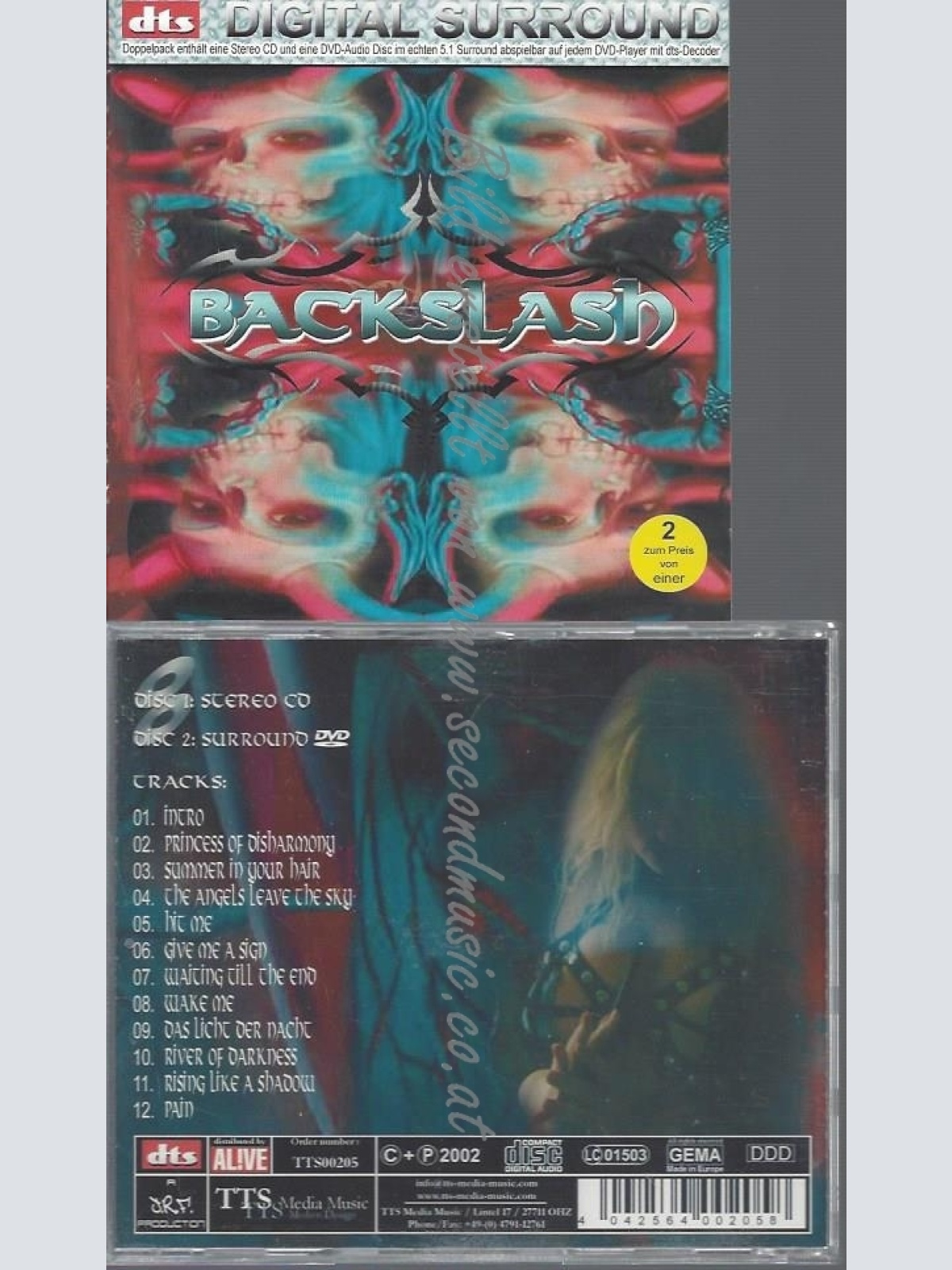 CD--BACKSLASH--PRINCESS OF DISHARMONY | CD+DVD