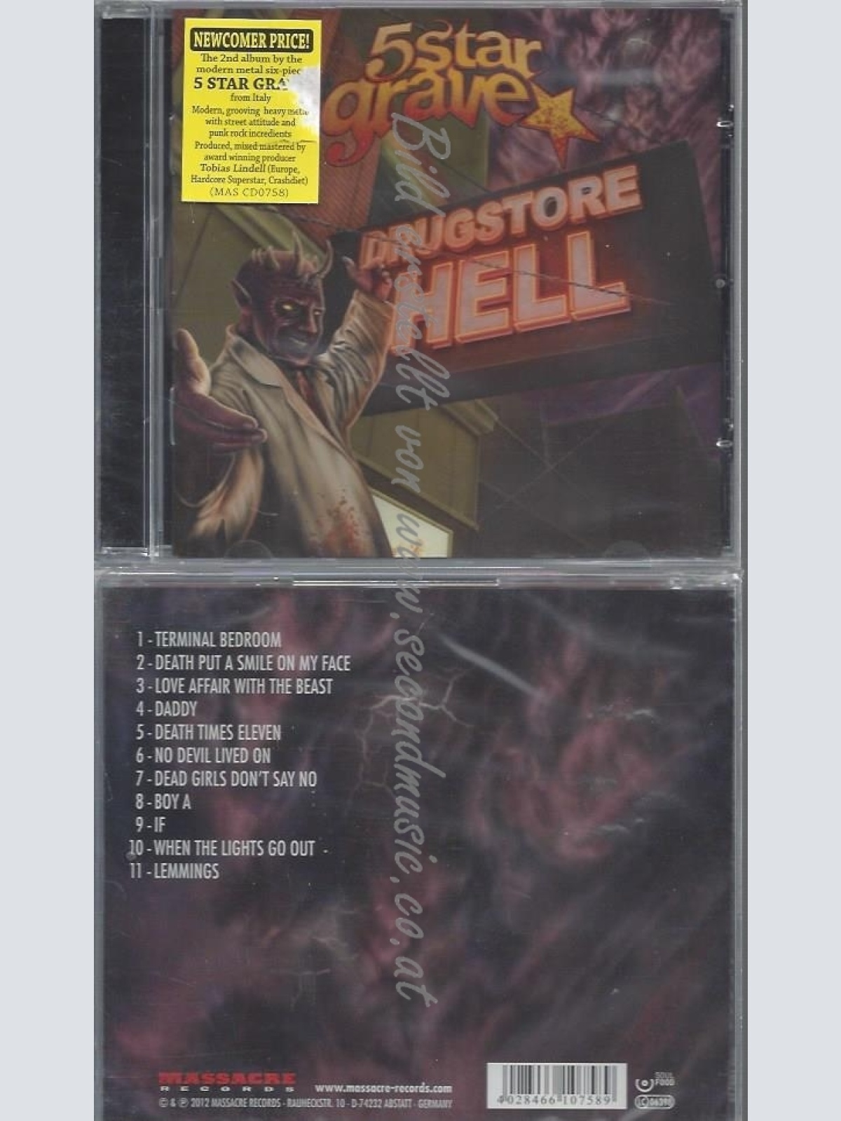 CD-- 5 STAR GRAVE--DRUGSTORE HELL
