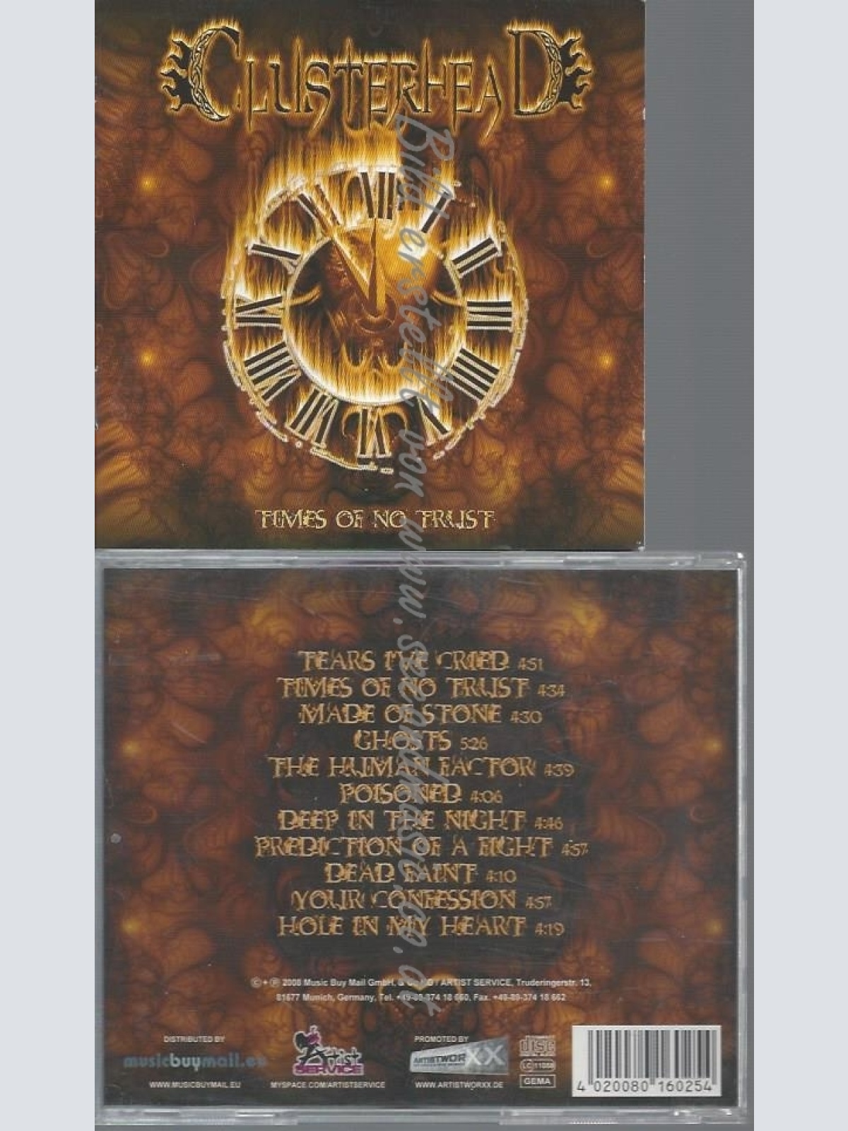 CD--CLUSTERHEAD--TIMES OF NO TRUST