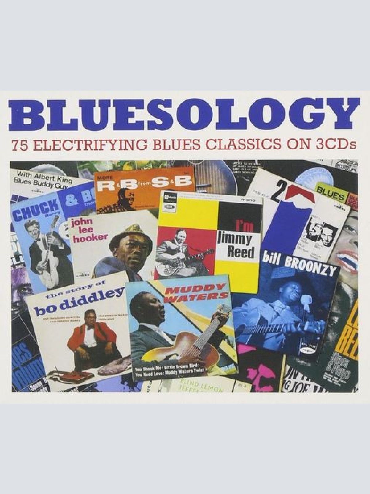 3xCD, Comp Various - Bluesology - 75 Electrifying Blues Classics On 3CDs