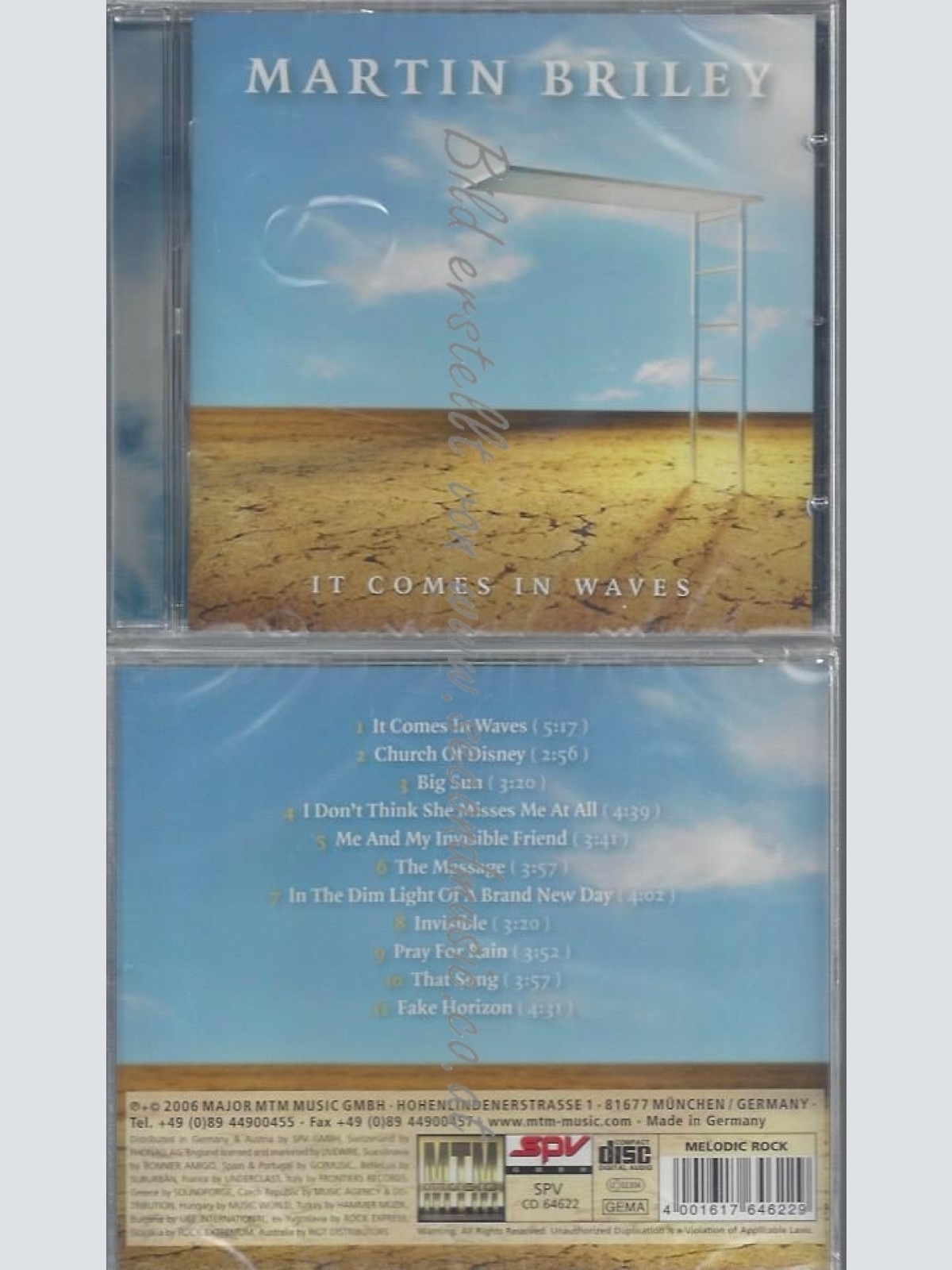 CD--MARTIN BRILEY--IT COMES IN WAVES