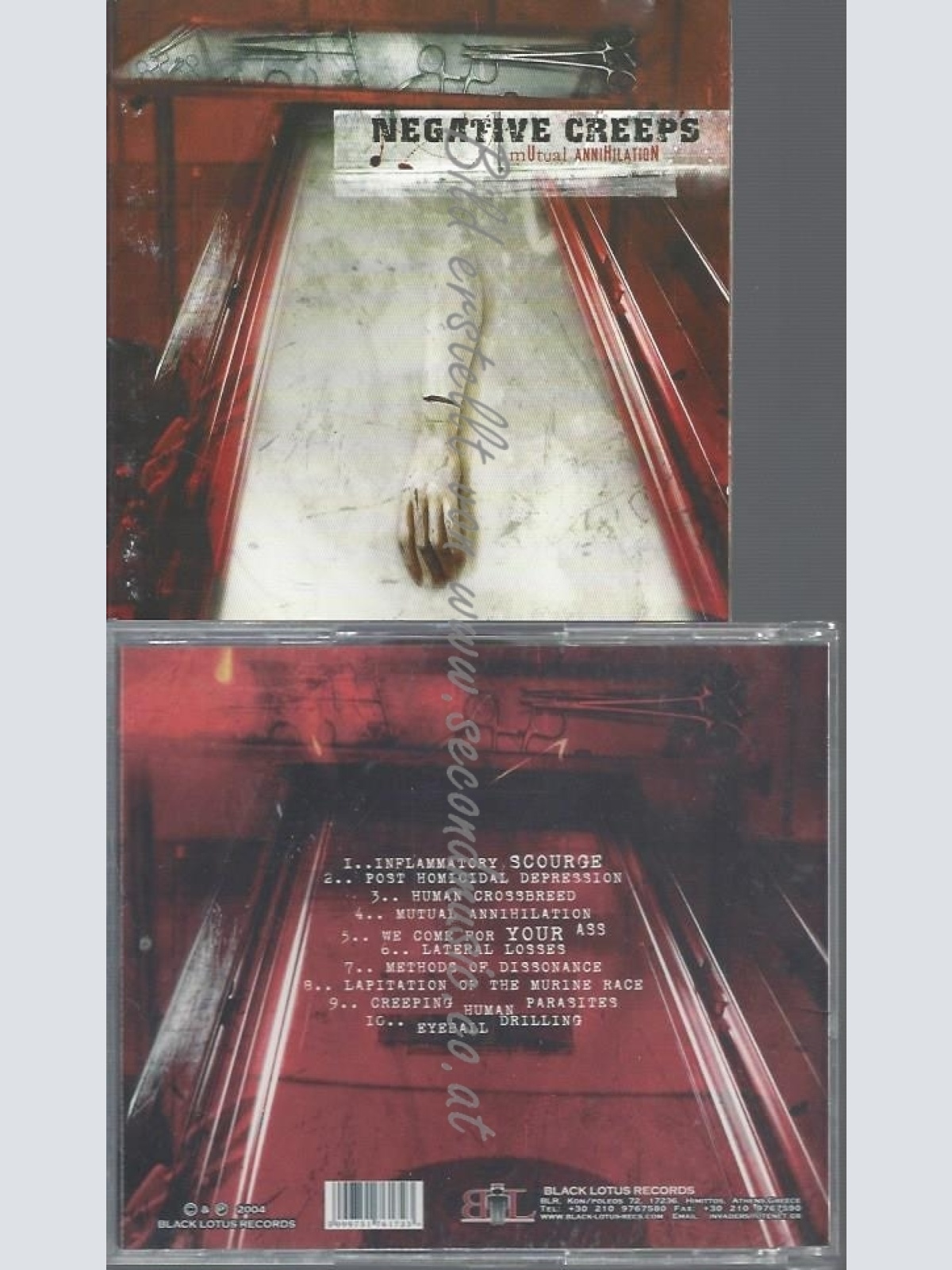 CD--NEGATIVE CREEPS--MUTUAL ANNIHILATION