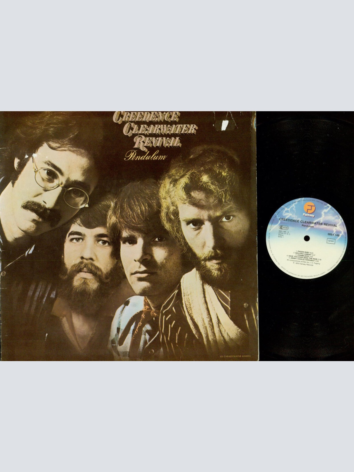 LP--CREEDENCE CLEARWATER REVIVAL--PENDULUM--1970  FANTASY 0061148
