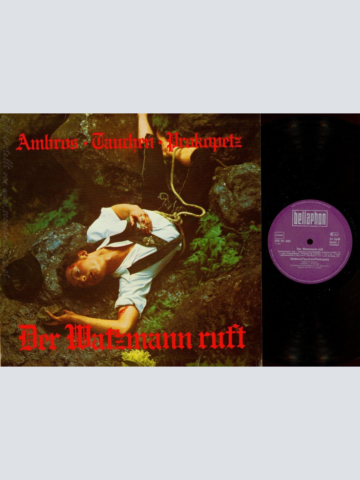 LP--AMBROS-TAUCHEN-PROKOPETZ--DER WATZMANN RUFT