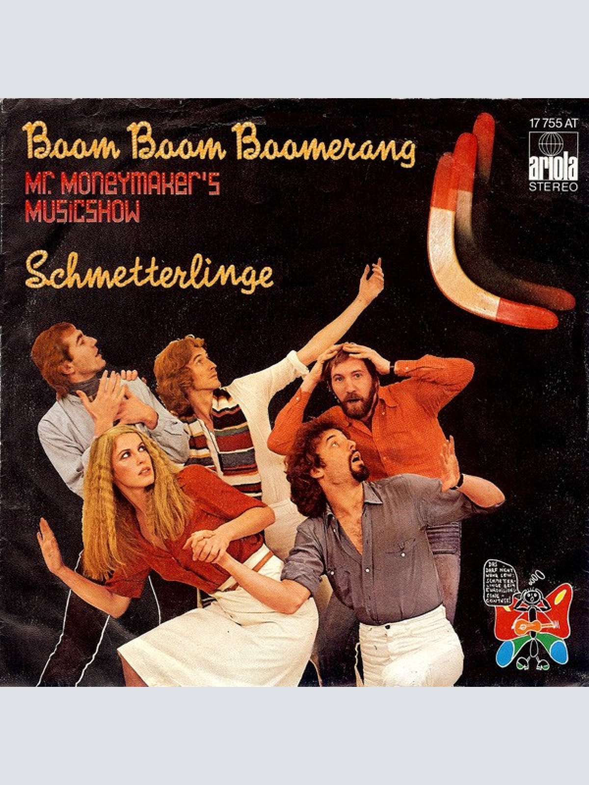 7", Single Schmetterlinge - Boom Boom Boomerang