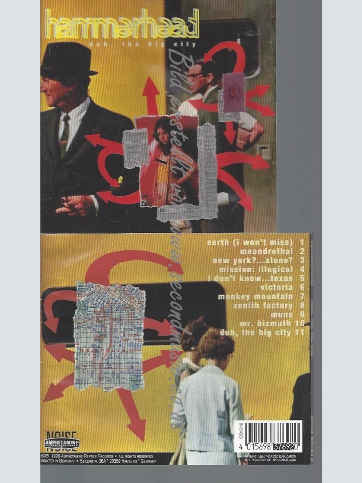 CD--HAMMERHEAD--DUH,THE BIG CITY