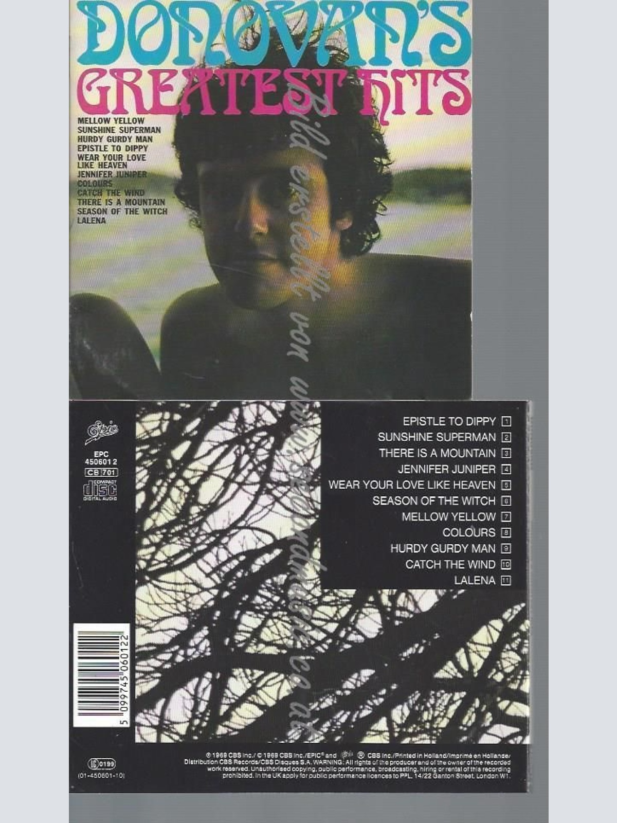 CD--DONOVAN--DONOVAN'S GREATEST HITS