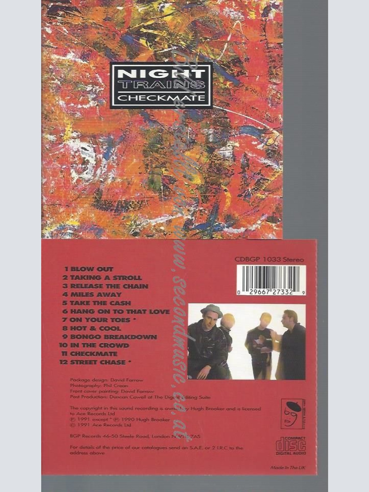 CD--NIGHT TRAINS--CHECKMATE |