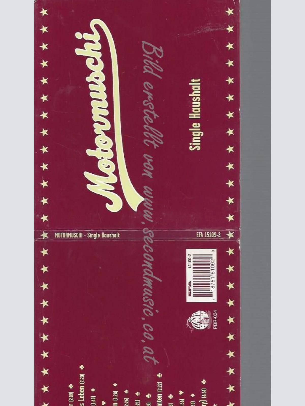 CD--MOTORMUSCHI--SINGLE HAUSHALT