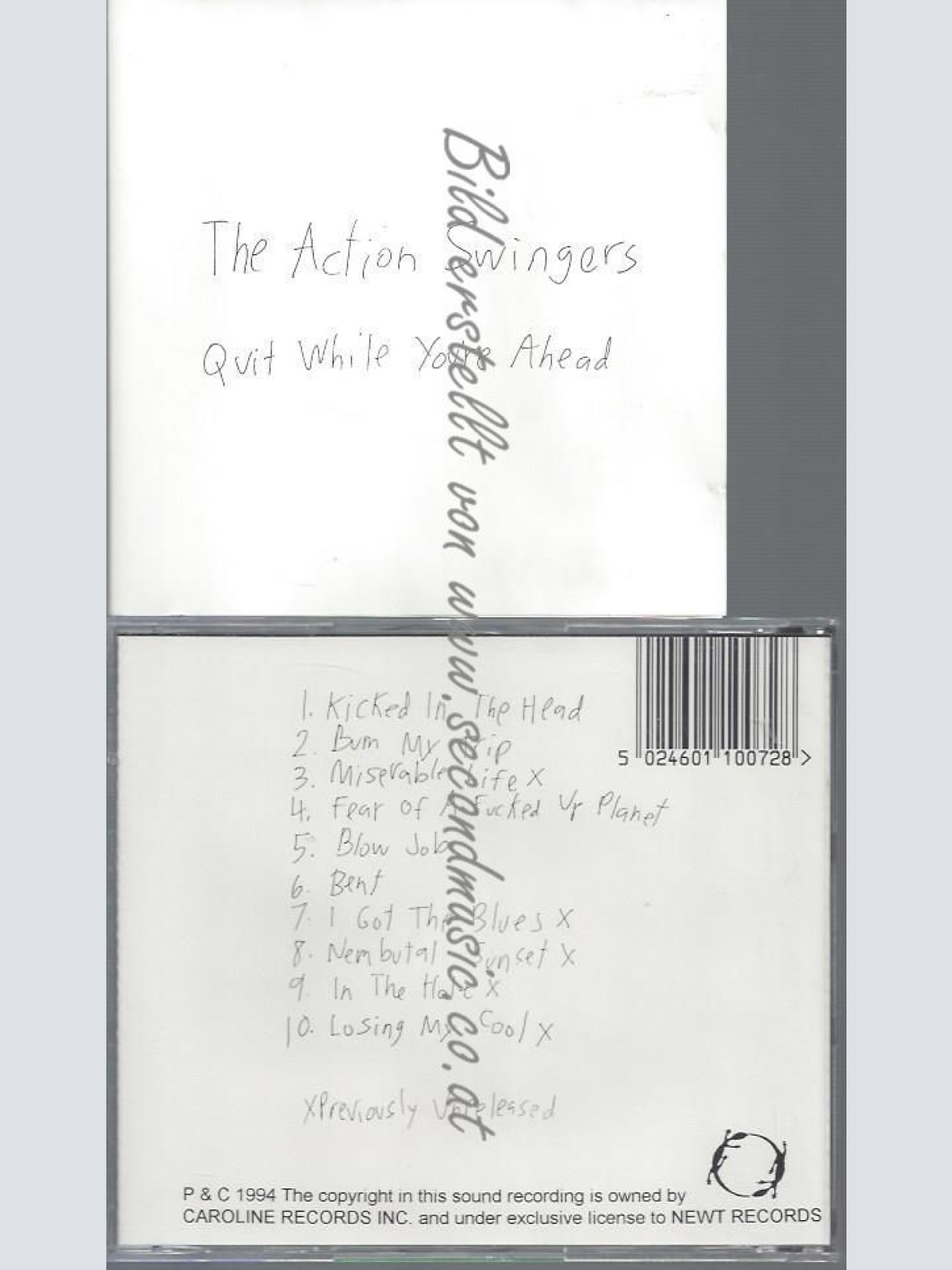 CD--THE ACTION SWINGERS--QUIT WHILE YOU'RE AHEAD |