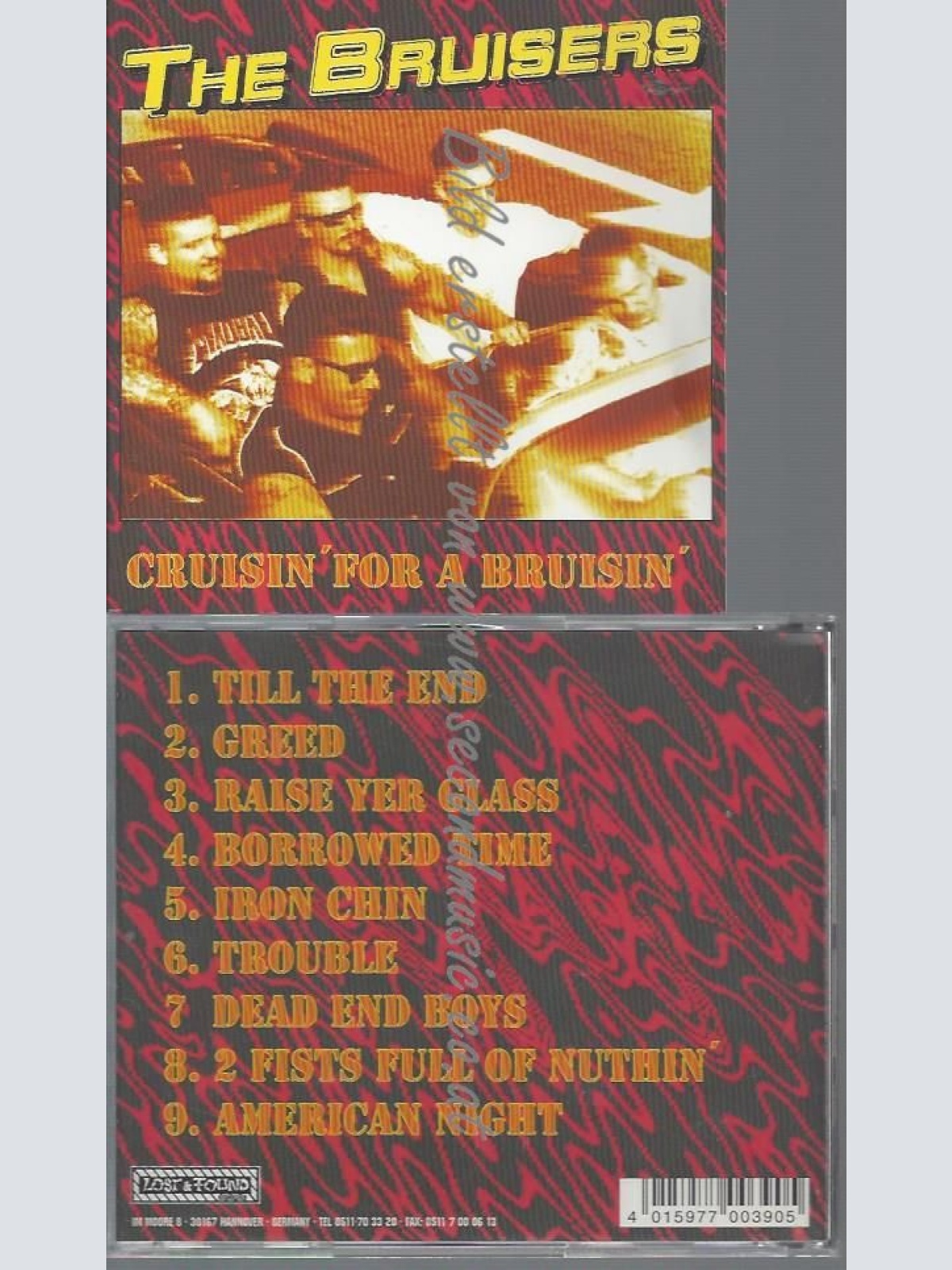 CD--THE BRUISERS--CRUISIN' FOR A BRUISIN'
