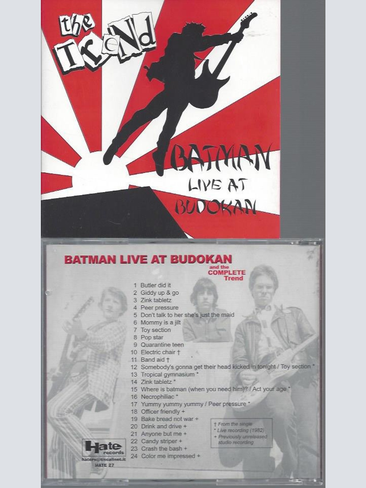 CD--  The Trend  Batman Live At Budokan