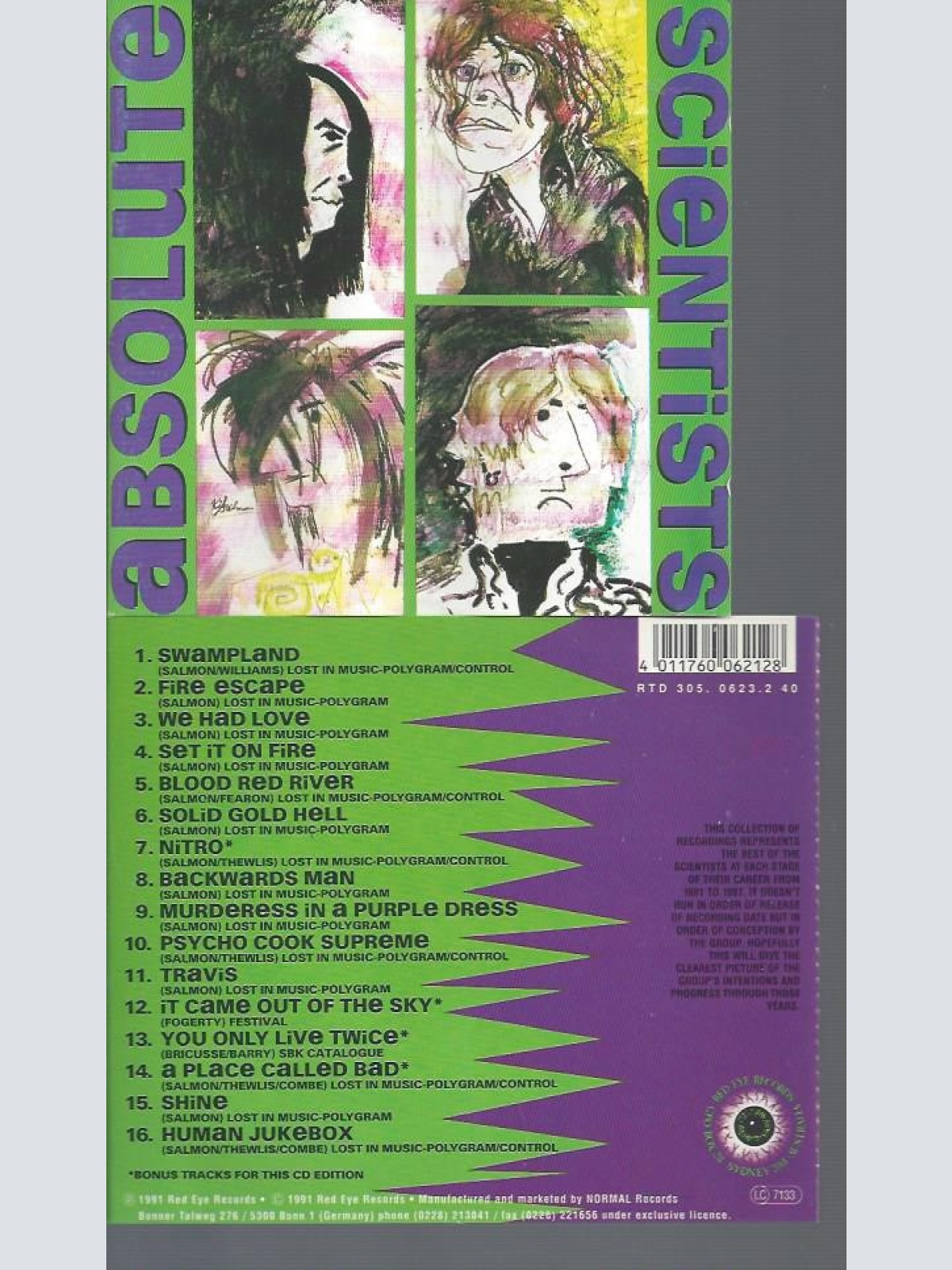 CD-Scientists Absolute--Red CD 23//very good Condition