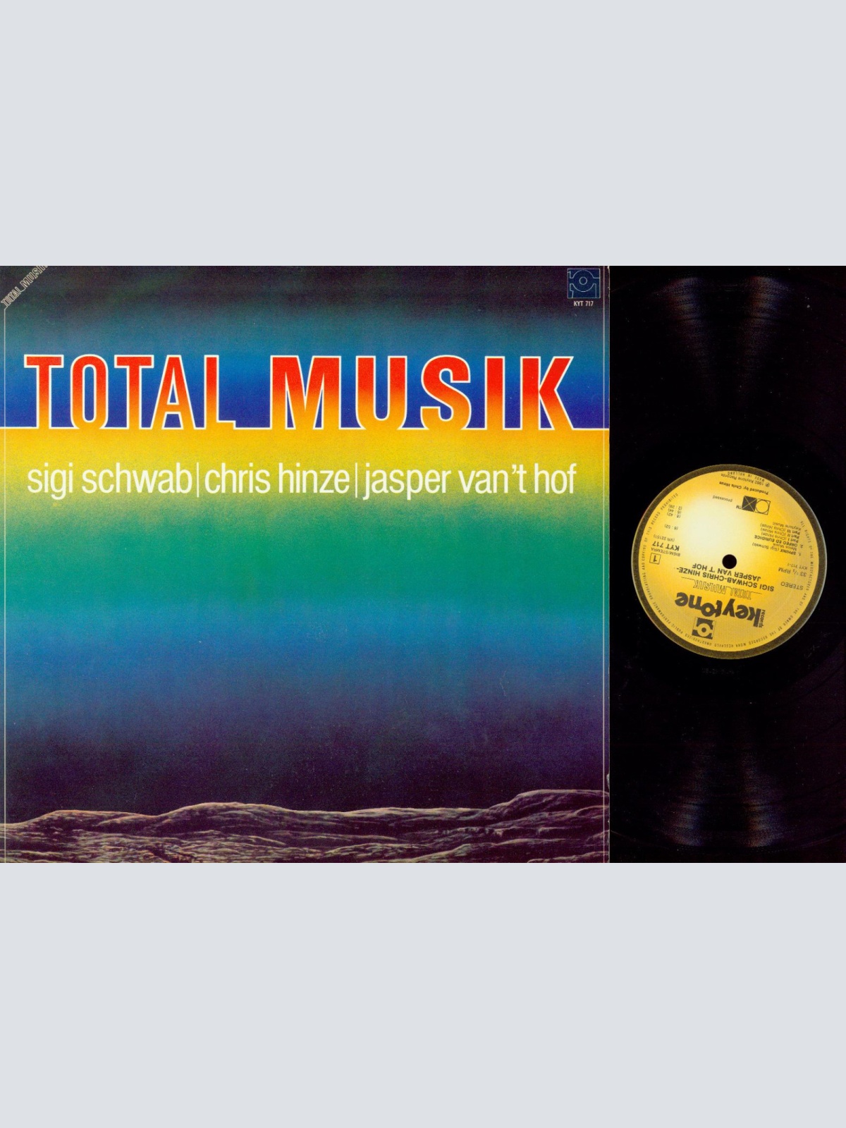LP--Sigi Schwab / Chris Hinze / Jasper Van't Hof  Total Musik // FOC