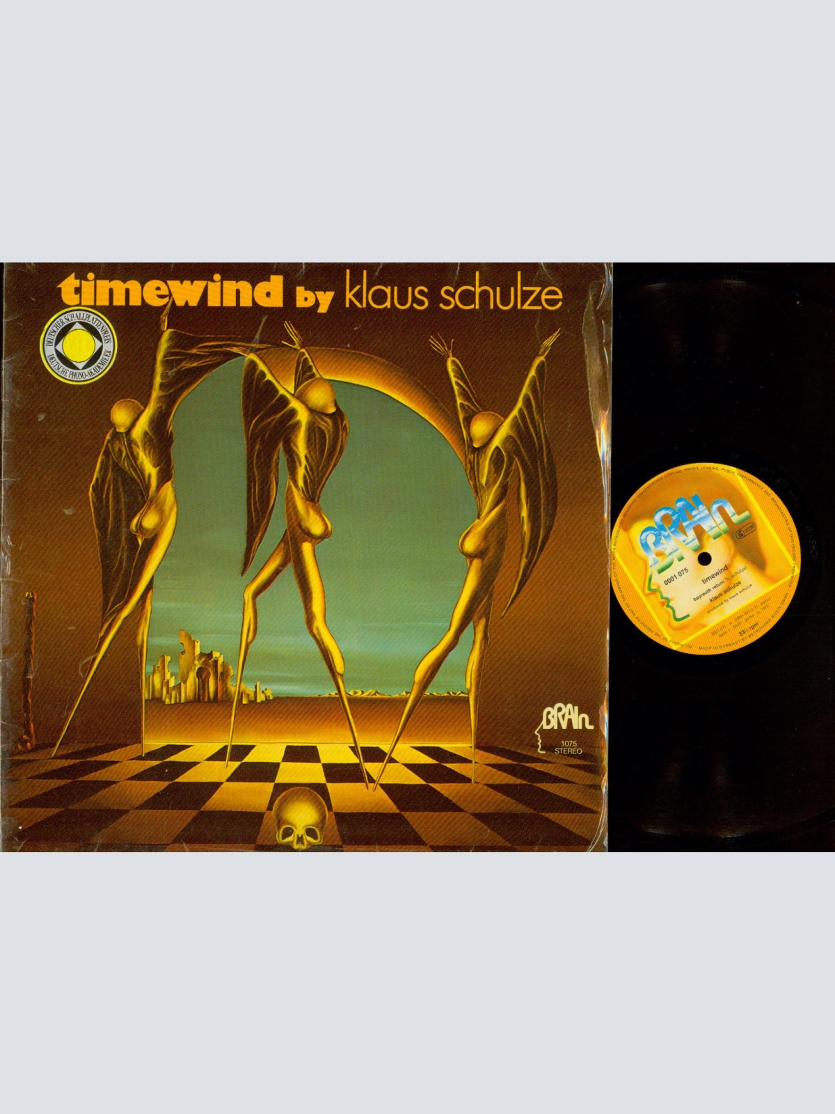 LP- Klaus Schulze  Timewind //BRAIN 1075 // FOC // DIFFRENT LABEL