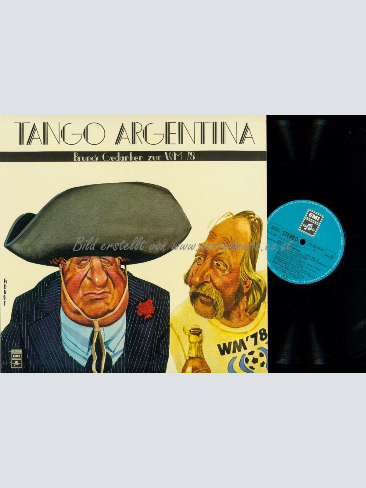 LP--TANGO ARGENTINA // WM 78 // MUNDL MERKATZ HANS PUSCH--CORNELIUS