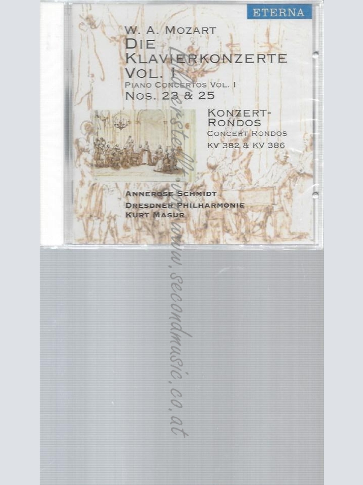 CD--ANNEROSE SCHMIDT, KURT MASUR, DP UND WOLFGANG AMADEUS MOZART -- -- -- KLAVIE