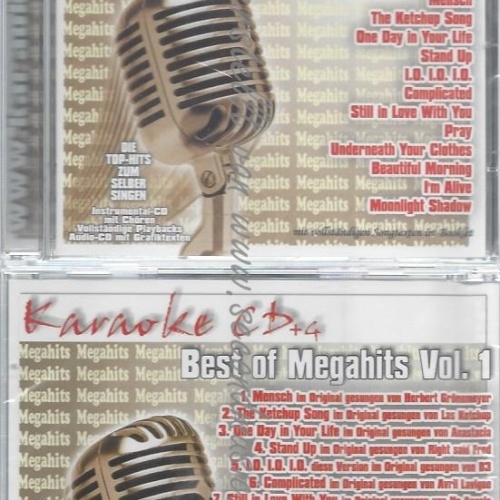 CD---BEST OF MEGAHITS VOL.1 - KARAOKE | KARAOKE