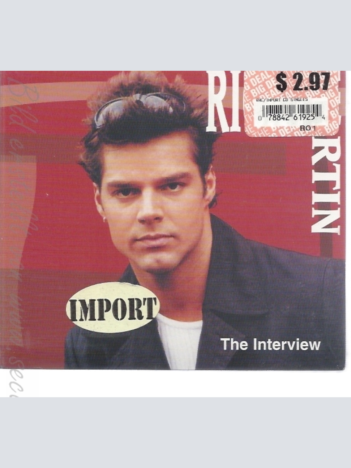 CD--RICKY MARTIN -- -- INTERVIEW: RICKY MARTIN