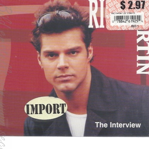 CD--RICKY MARTIN -- -- INTERVIEW: RICKY MARTIN