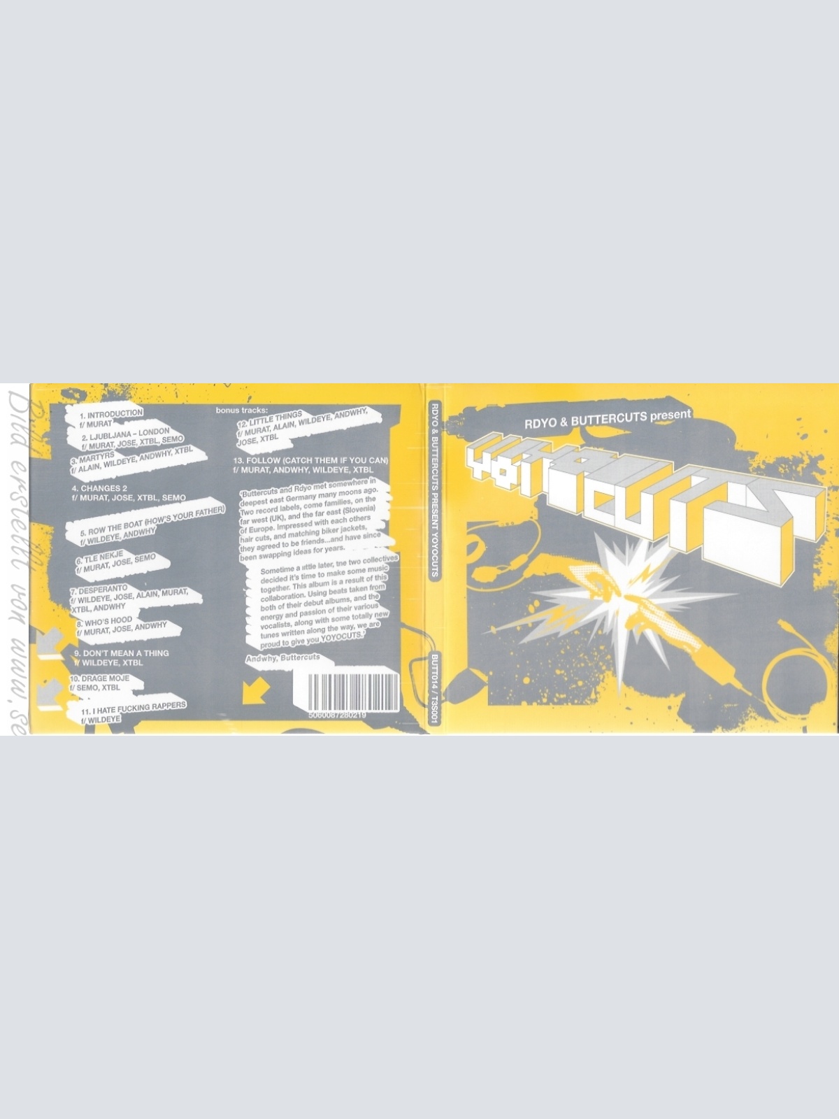 CD--RDYO & BUTTERCUTS -- -- YOYOCUTS