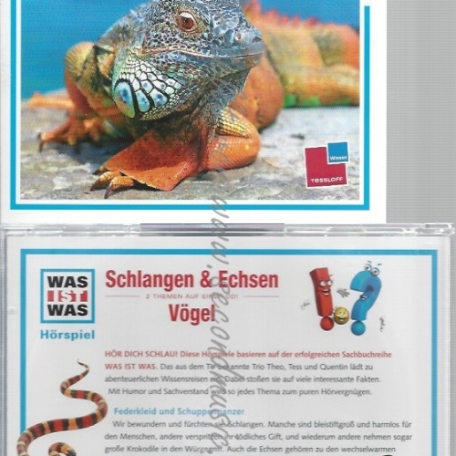 CD--VOEGEL / WAS IST WAS -- -- FOLGE 48: SCHLANGEN UND ECHSEN