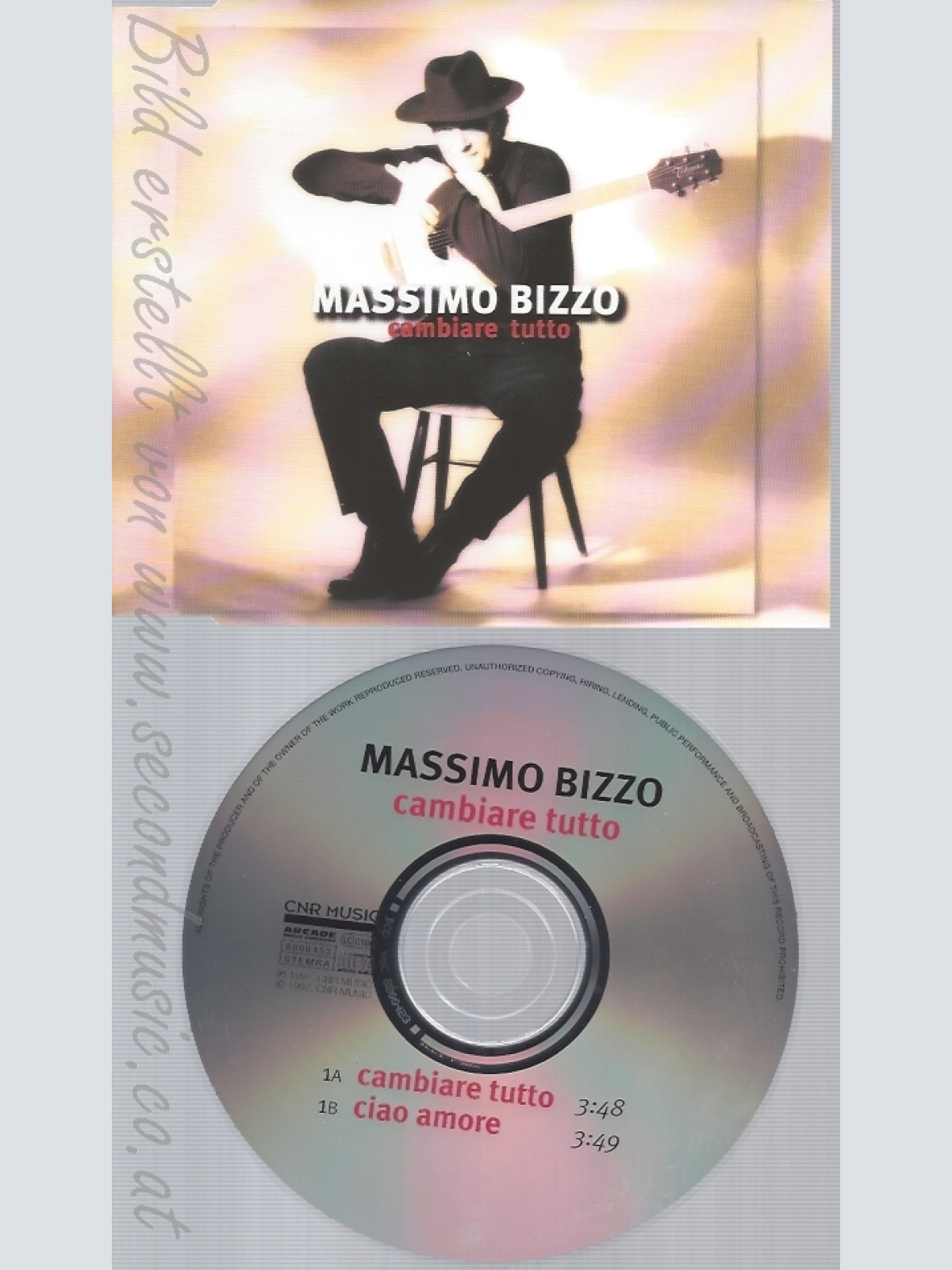 CD--MASSIMO BIZZO - SINGLE -- CAMBIARE TUTTO--