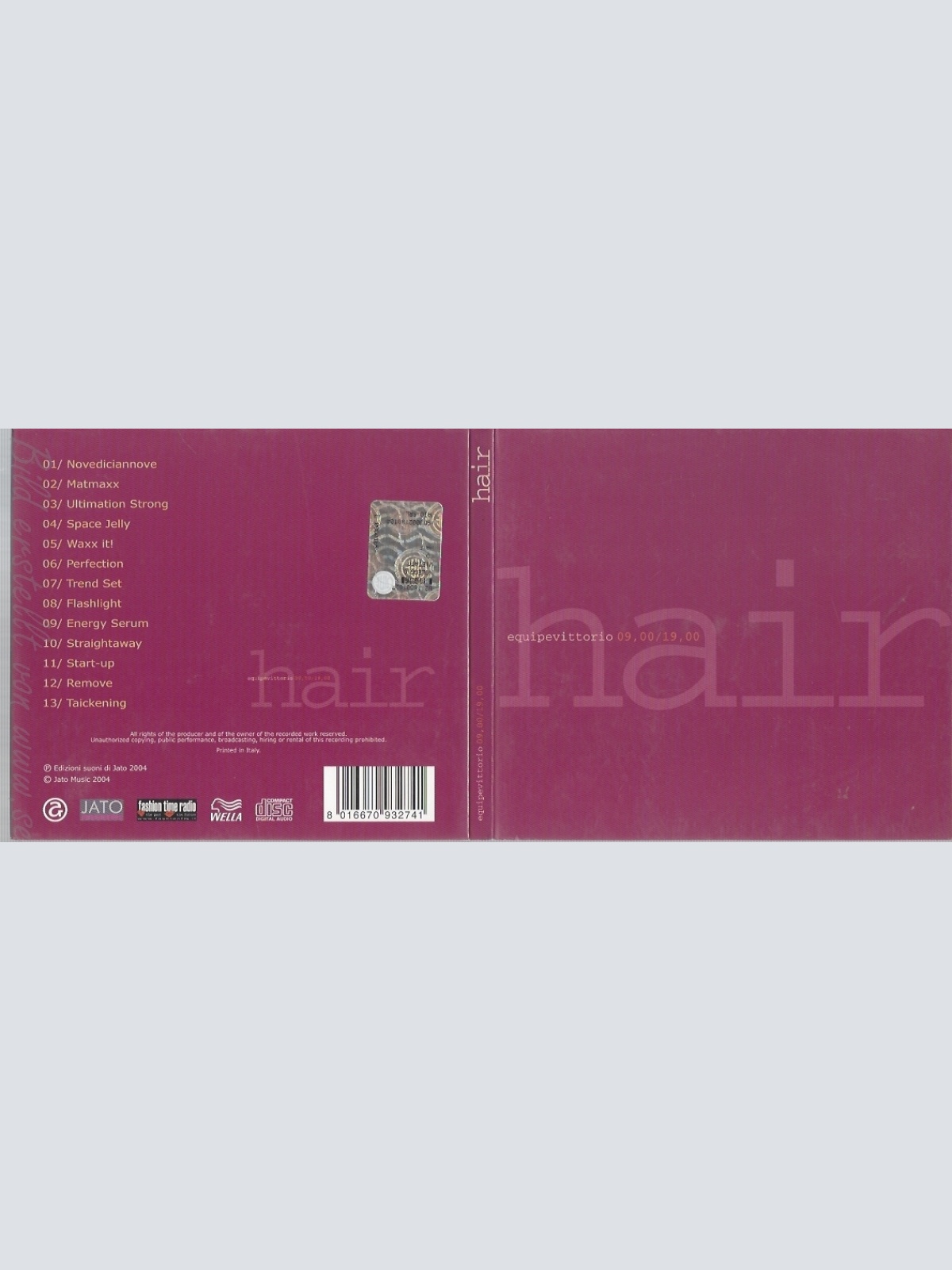 CD--VARIOUS -- -- HAIR