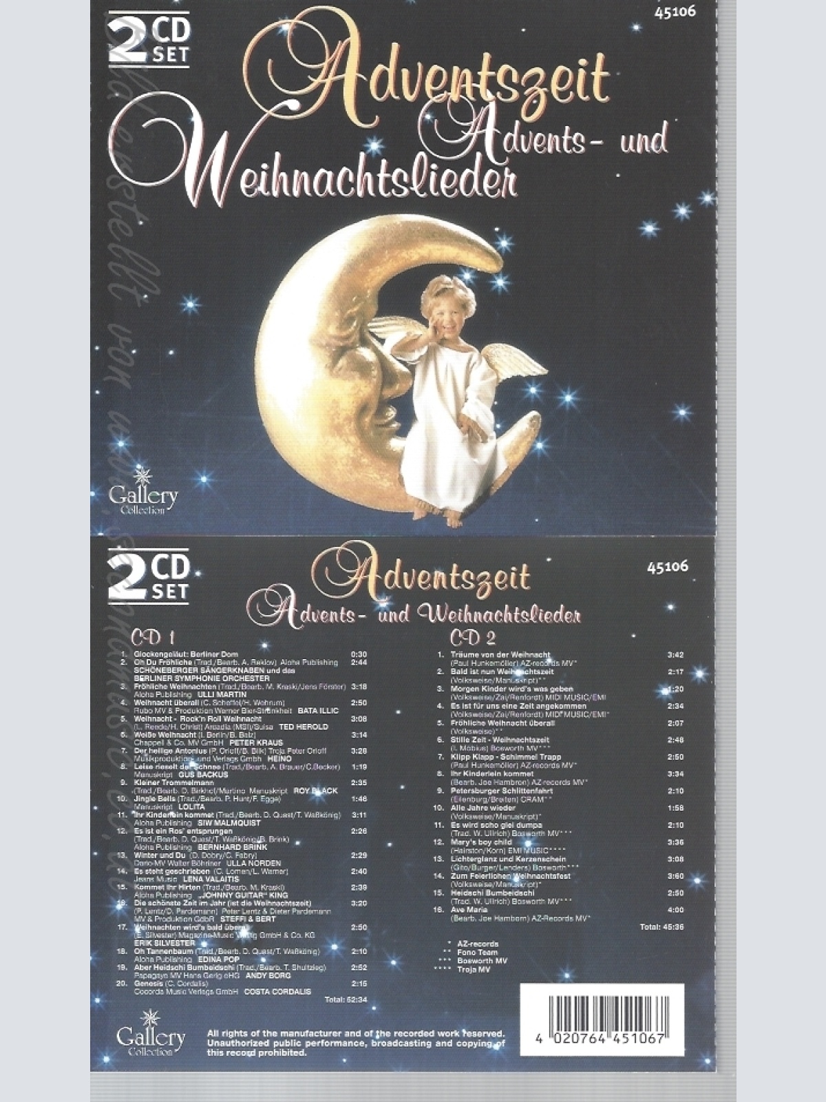 CD--VARIOUS, SCHÖNEBERGER SÄNGERKNABEN, BERLINER SYMPHONIE ORCHESTER UND ULLI MA