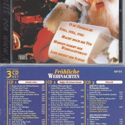 CD--VARIOUS -- --3CD SET -- FRÖHLICHE WEIHNACHTEN